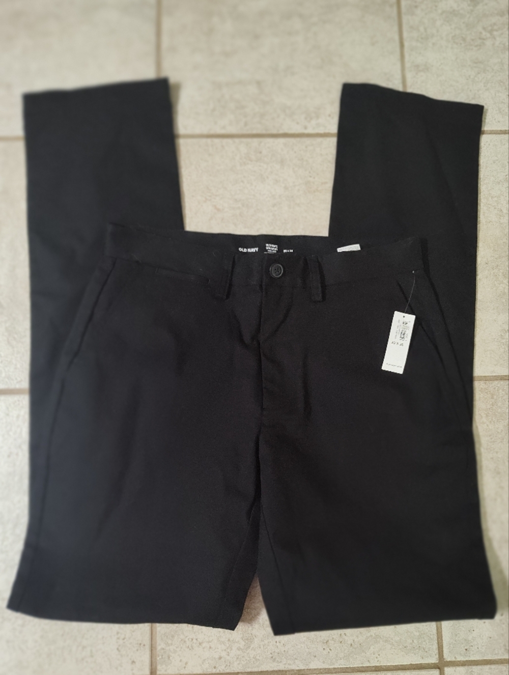 Old Navy Black Ultimate Straight Pants--30x36